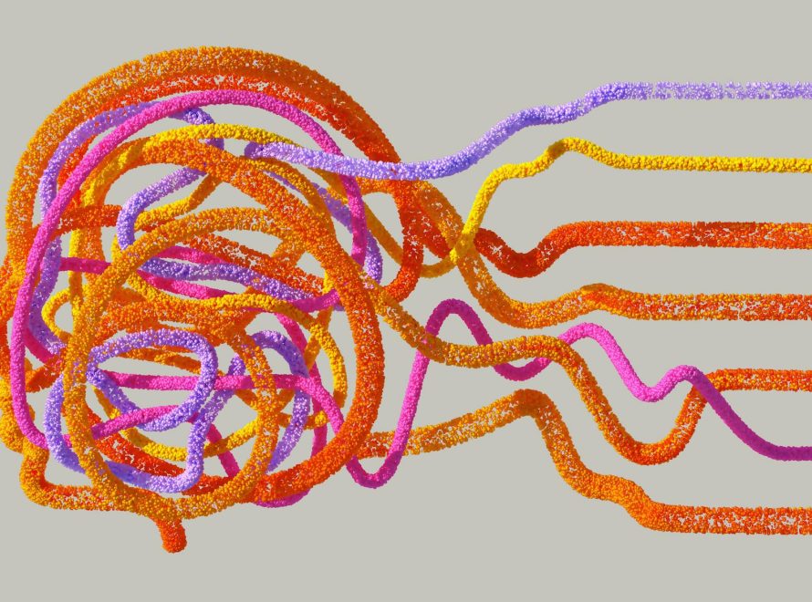 an artist s illustration of artificial intelligence ai this image depicts how ai can help humans to understand the complexity of biology it was created by artist khyati trehan as part