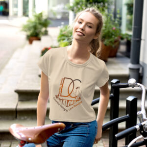 Desert Country Flowy Crop Tee
